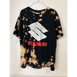 Team Bieber Stadium Tie Dye T-shirt Tee Tour Dates Large Womans